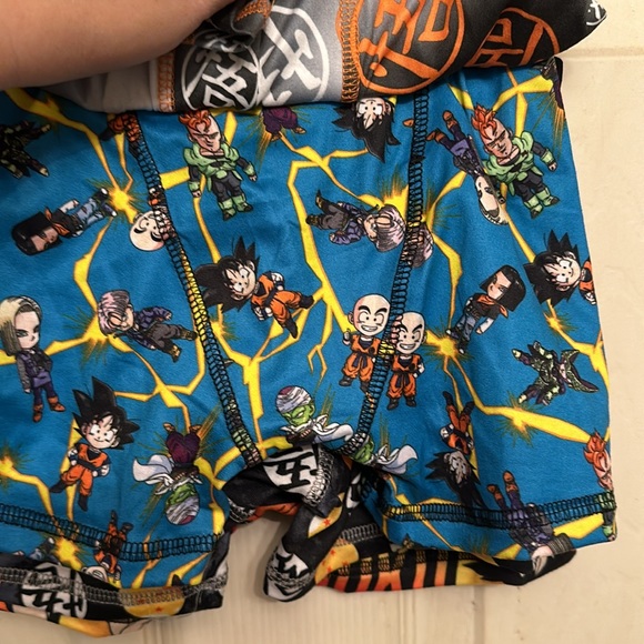 DRAGONBALL Z Boys Size 4-5 xs athletic boxer briefs NWT 4 pairs - Picture 3 of 4